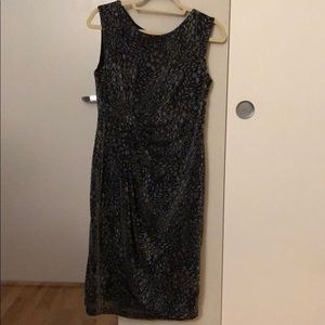 Sparkly black & silver Valerie Bertinelli Dress